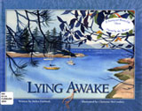 An image of the book cover, Lying Awake.  Illustrated by Christine McCroskey.