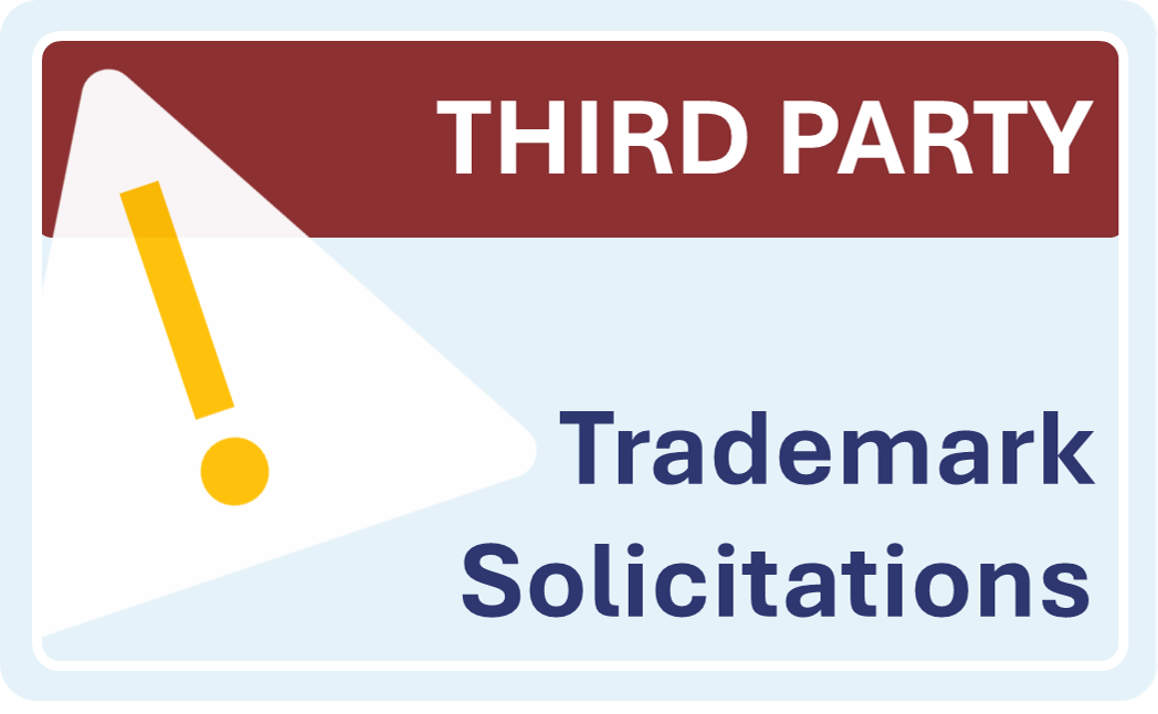  View Examples of 3rd-Party Trademark Solicitations