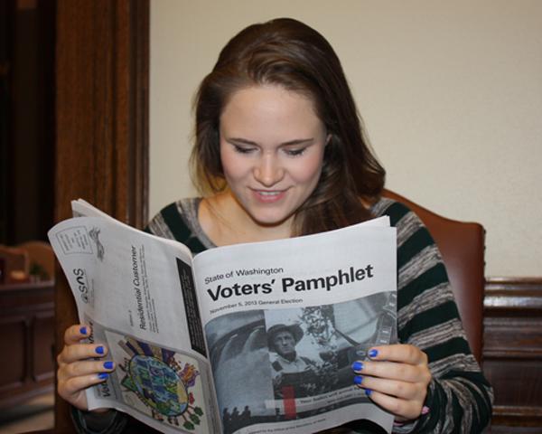 2013 Voters' Pamphlet read by Samantha
