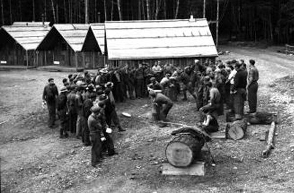 CCC logging competition at Deception Pass SP