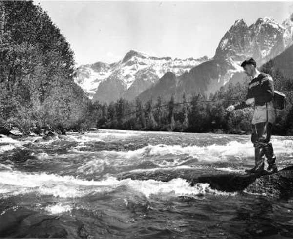 Mountain fishing (1950 Bob&Ira Spring)