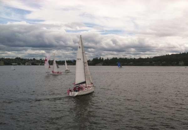 Puget Sound sailing photo