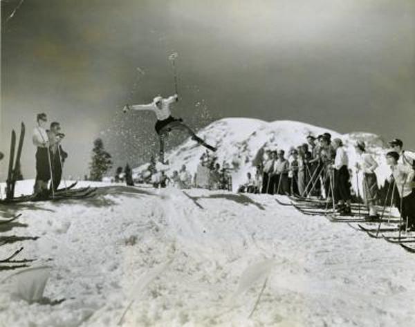 Skiing at Mt. Rainier 1940