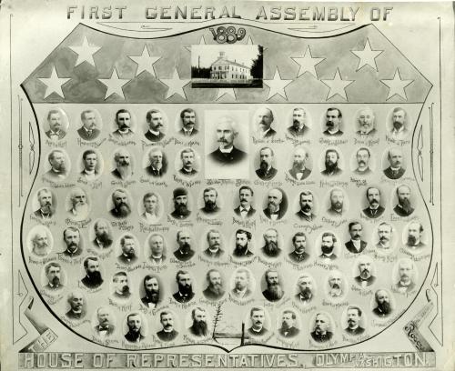 First general assembly of the Washington House of Representatives,1889