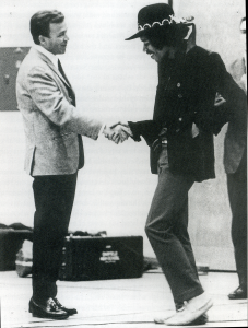 Pat O'Day and Jimi Hendrix