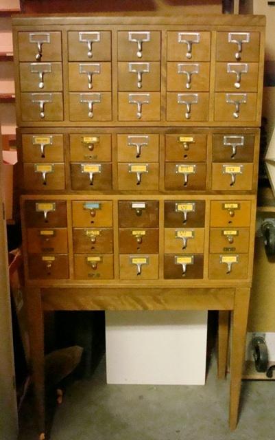 Old time card catalog of the Baby Boomers